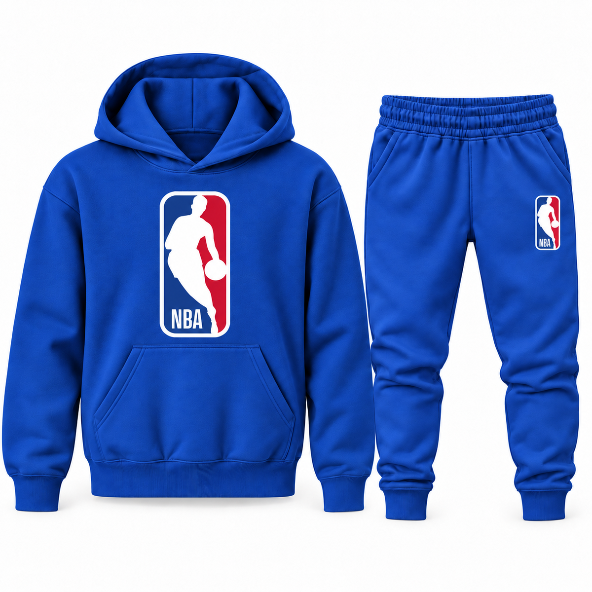 Youth NBA Hoodie Jogger Set in Blue