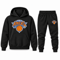 Youth New York Knicks Hoodie Jogger Set in Black