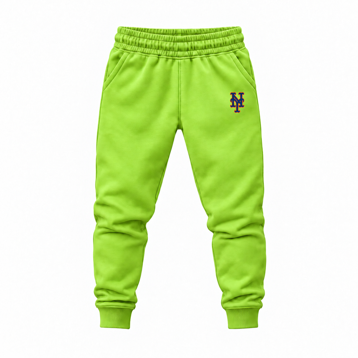 Youth New York Mets Joggers Sweatpants - Lime Green