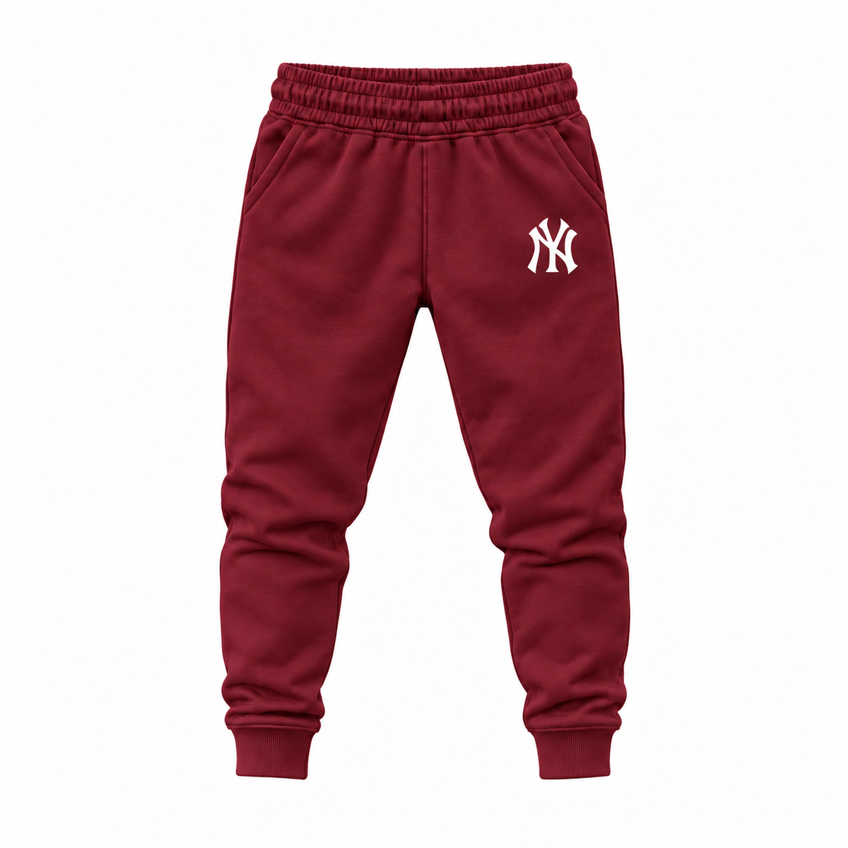 Youth New York Yankees Joggers Sweatpants - Maroon