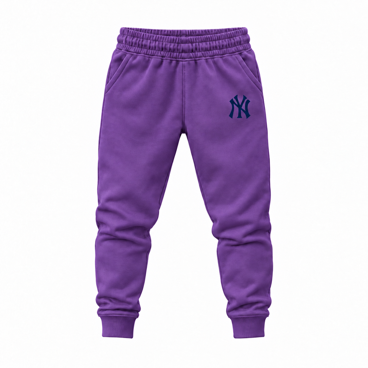 Youth New York Yankees Joggers Sweatpants - Purple
