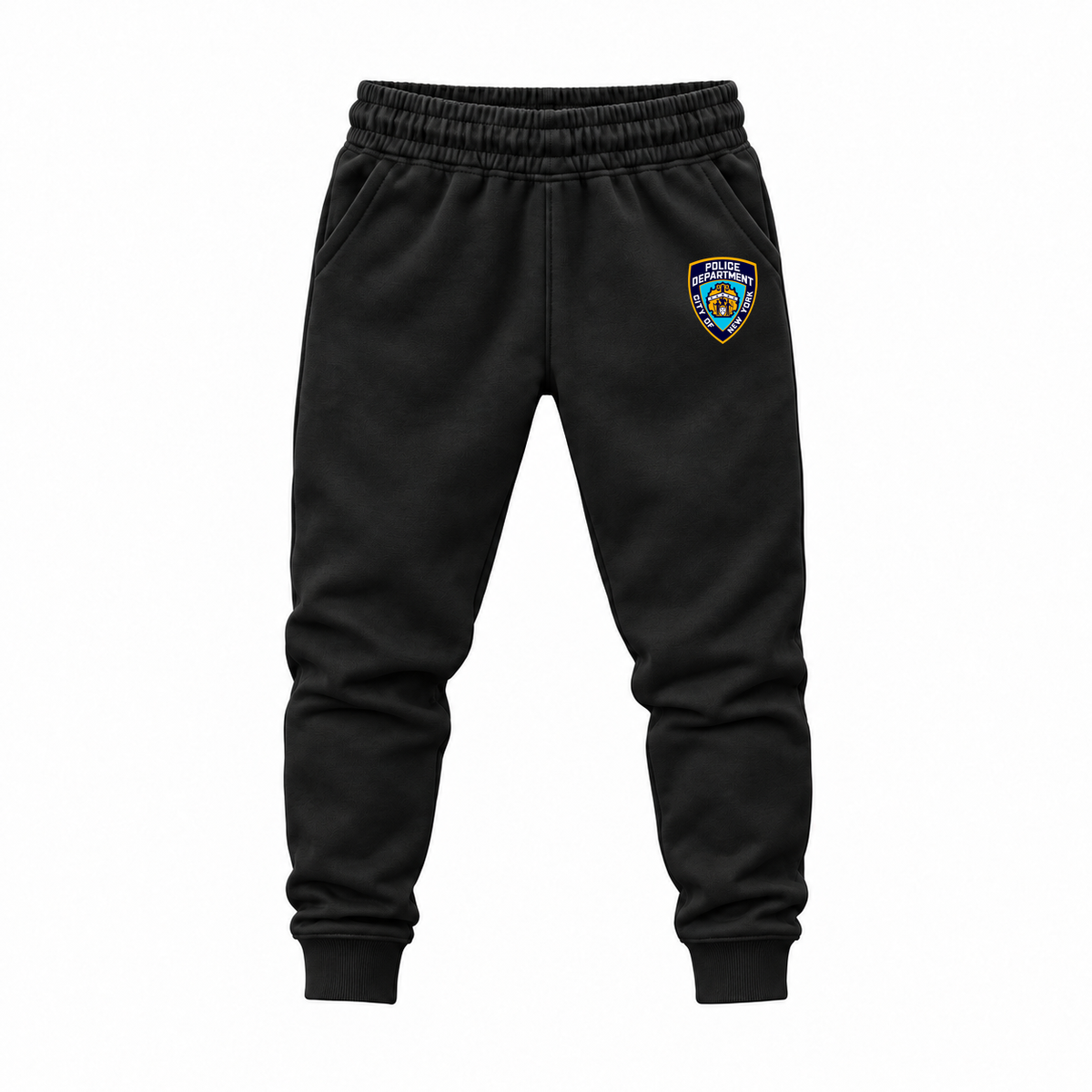Youth NYPD Joggers Sweatpants - Black