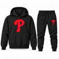 Youth Philadelphia Phillies Hoodie Jogger Set - Black