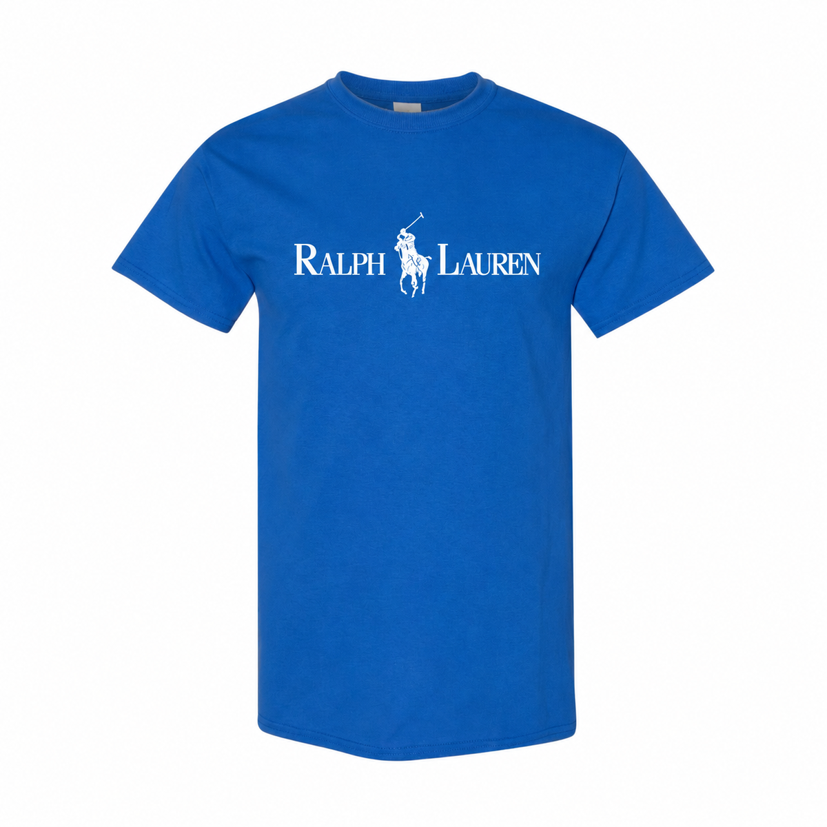 Youth Polo Ralph Lauren white design cotton T-shirt, Royal Blue