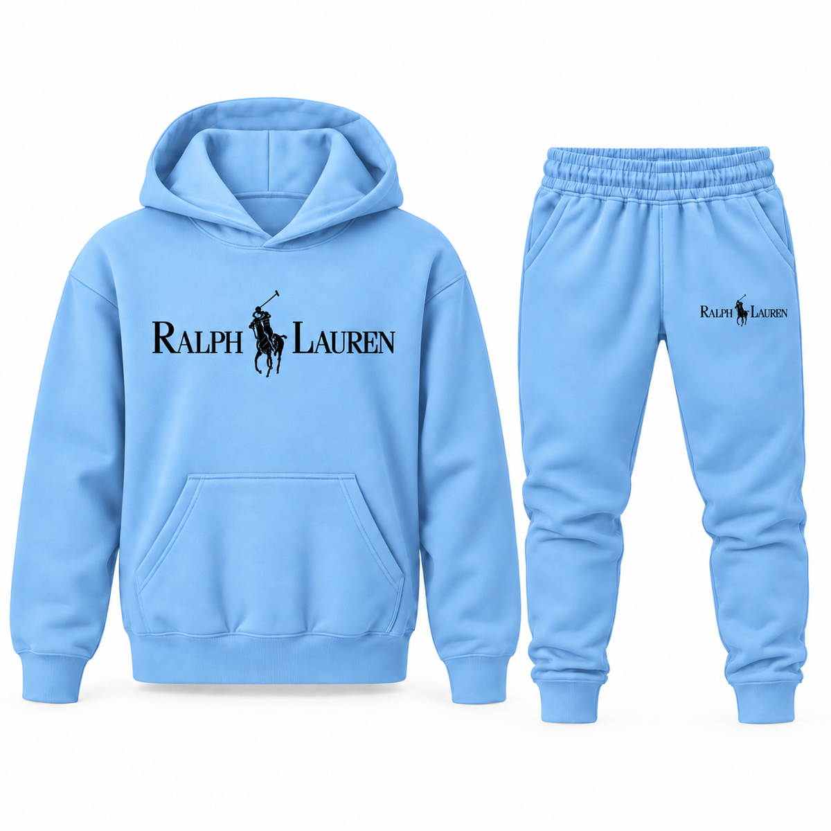 Youth Polo Ralph Lauren Hoodie Jogger Set in Sky Blue
