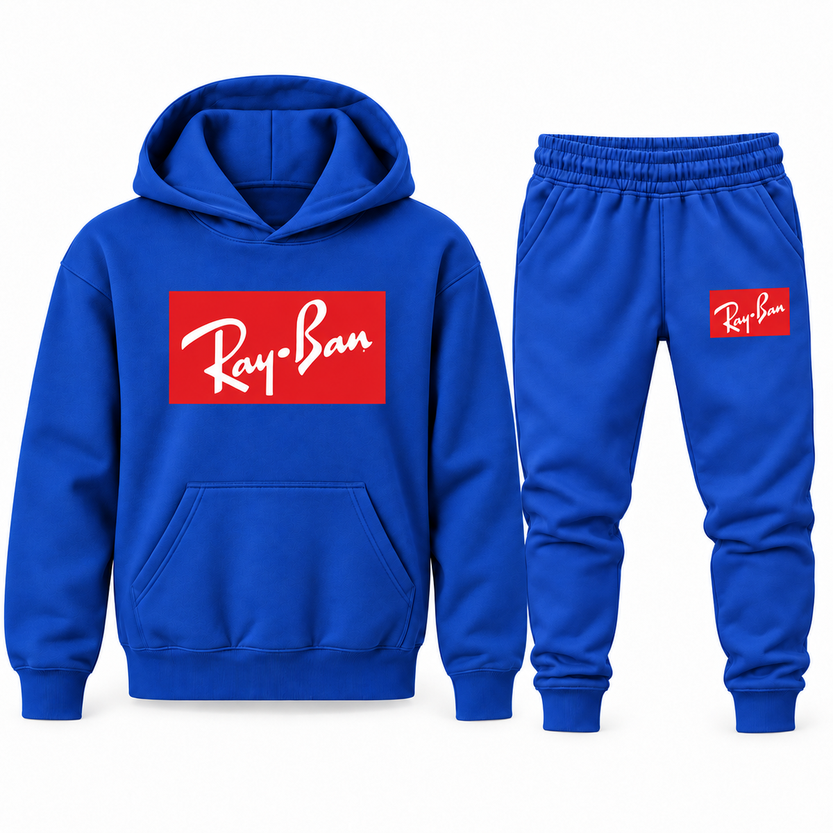 Youth Ray-Ban Hoodie Jogger Set - Blue