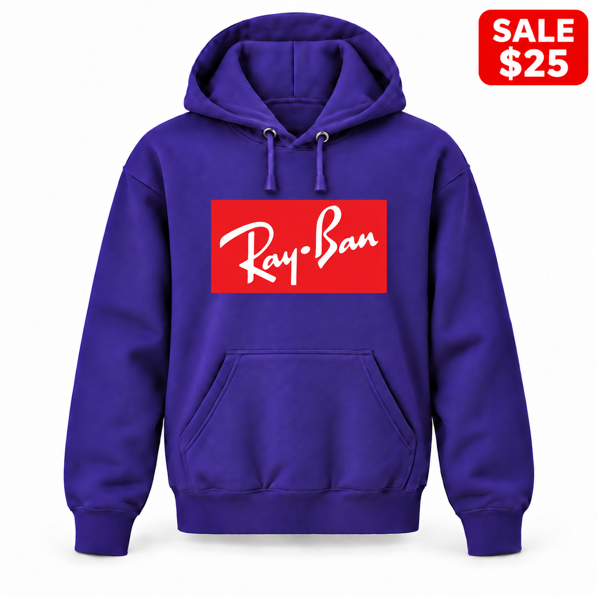 Youth Ray-Ban Pullover Hoodie in Purple — SALE $25