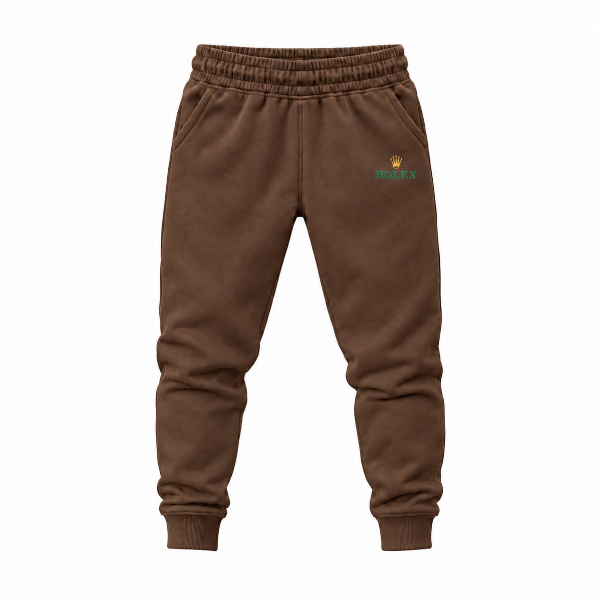 Youth Rolex Joggers Sweatpants - Brown