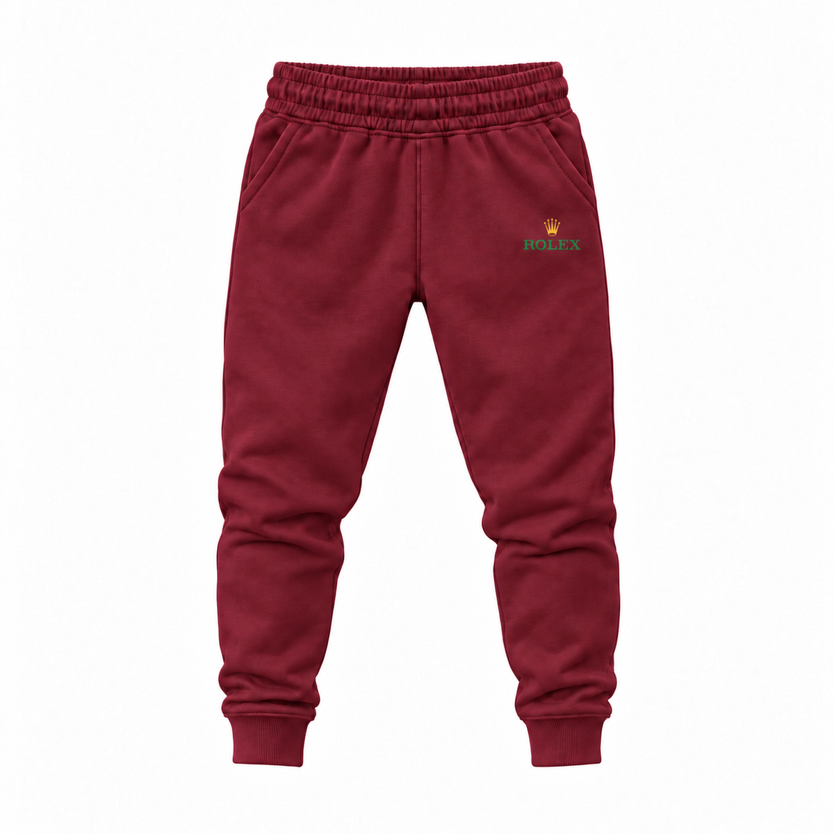 Youth Rolex Joggers Sweatpants - Maroon