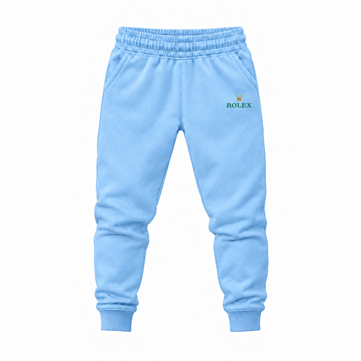 Youth Rolex Joggers Sweatpants - Sky Blue