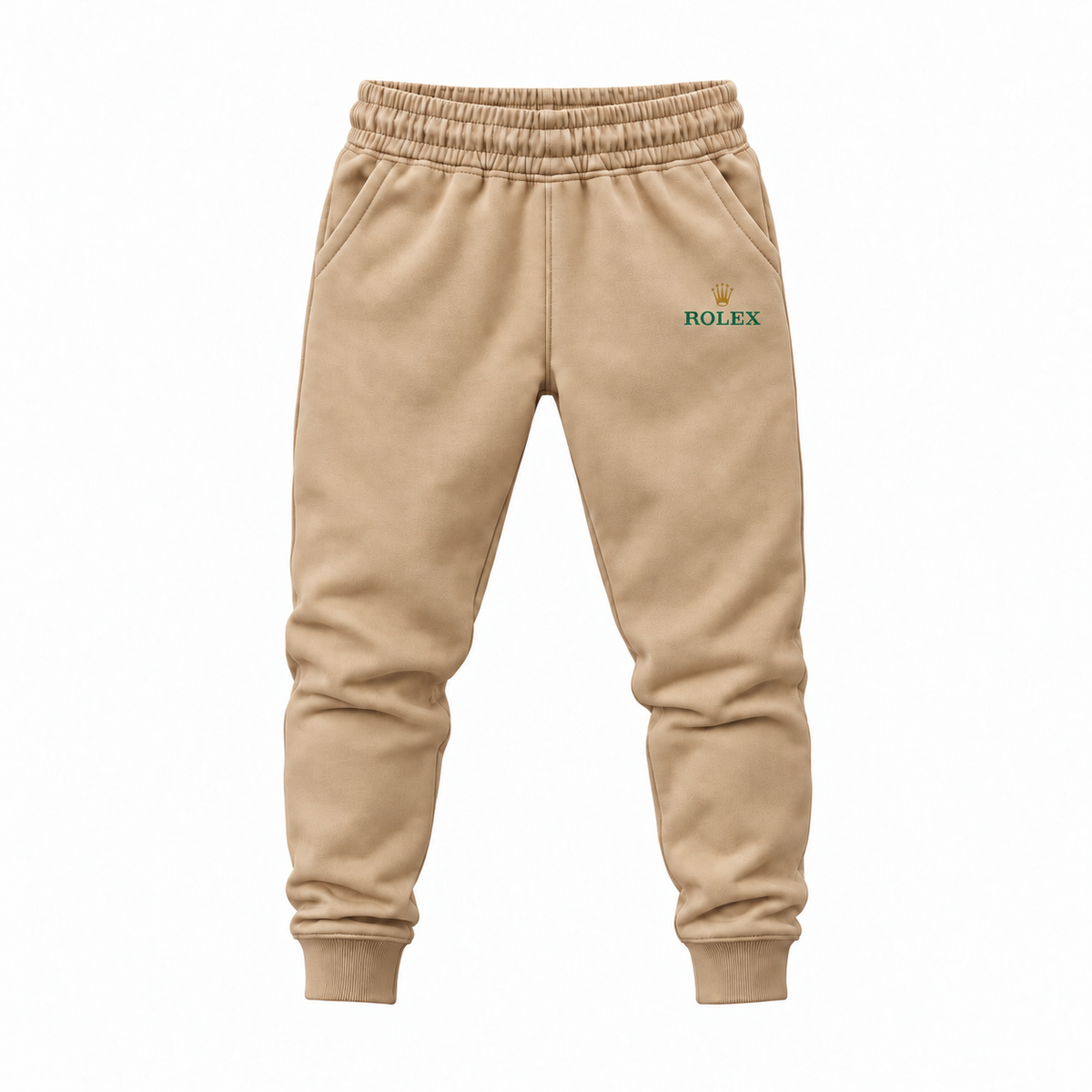 Youth Rolex Joggers Sweatpants - Tan