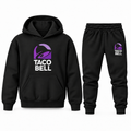 Youth Taco Bell hoodie jogger set - Black