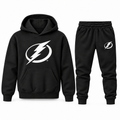 Youth Tampa Bay Lightning Hoodie Jogger Set in Black