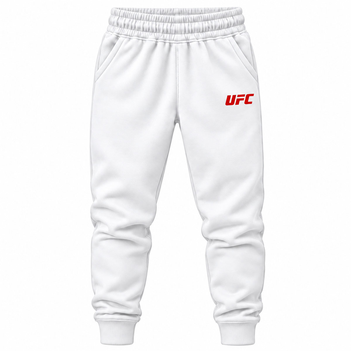 Youth UFC joggers - White