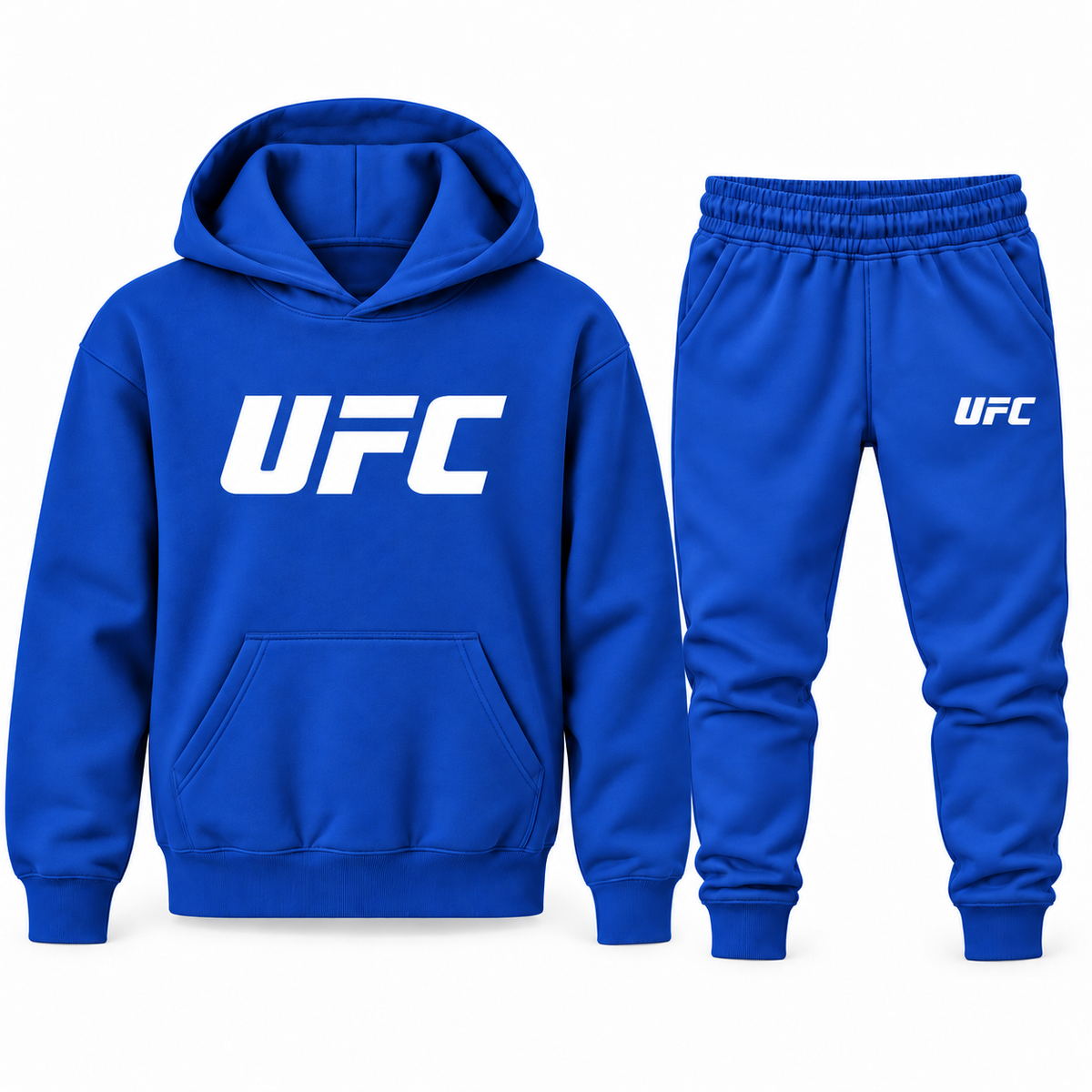 Youth UFC hoodie jogger set - Blue