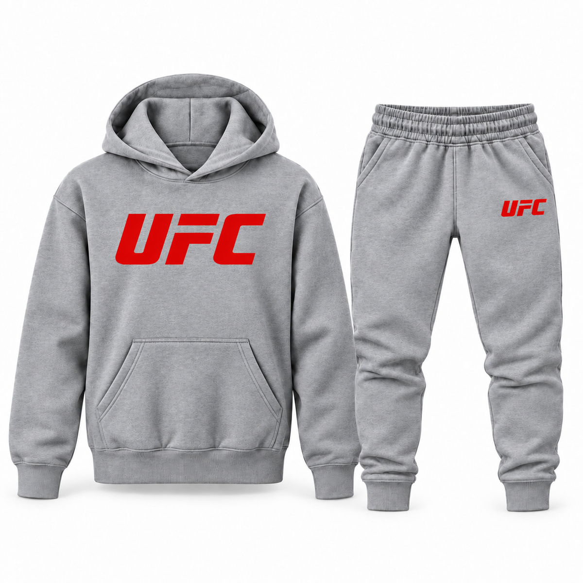 Youth UFC hoodie jogger set - Gray
