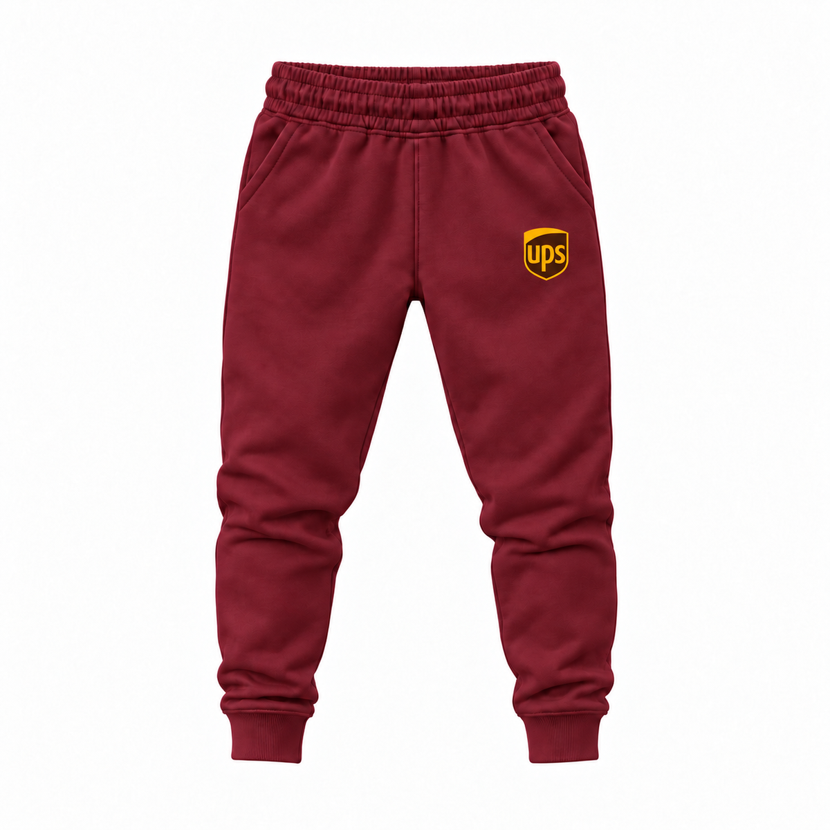 Youth UPS Joggers Sweatpants - Maroon