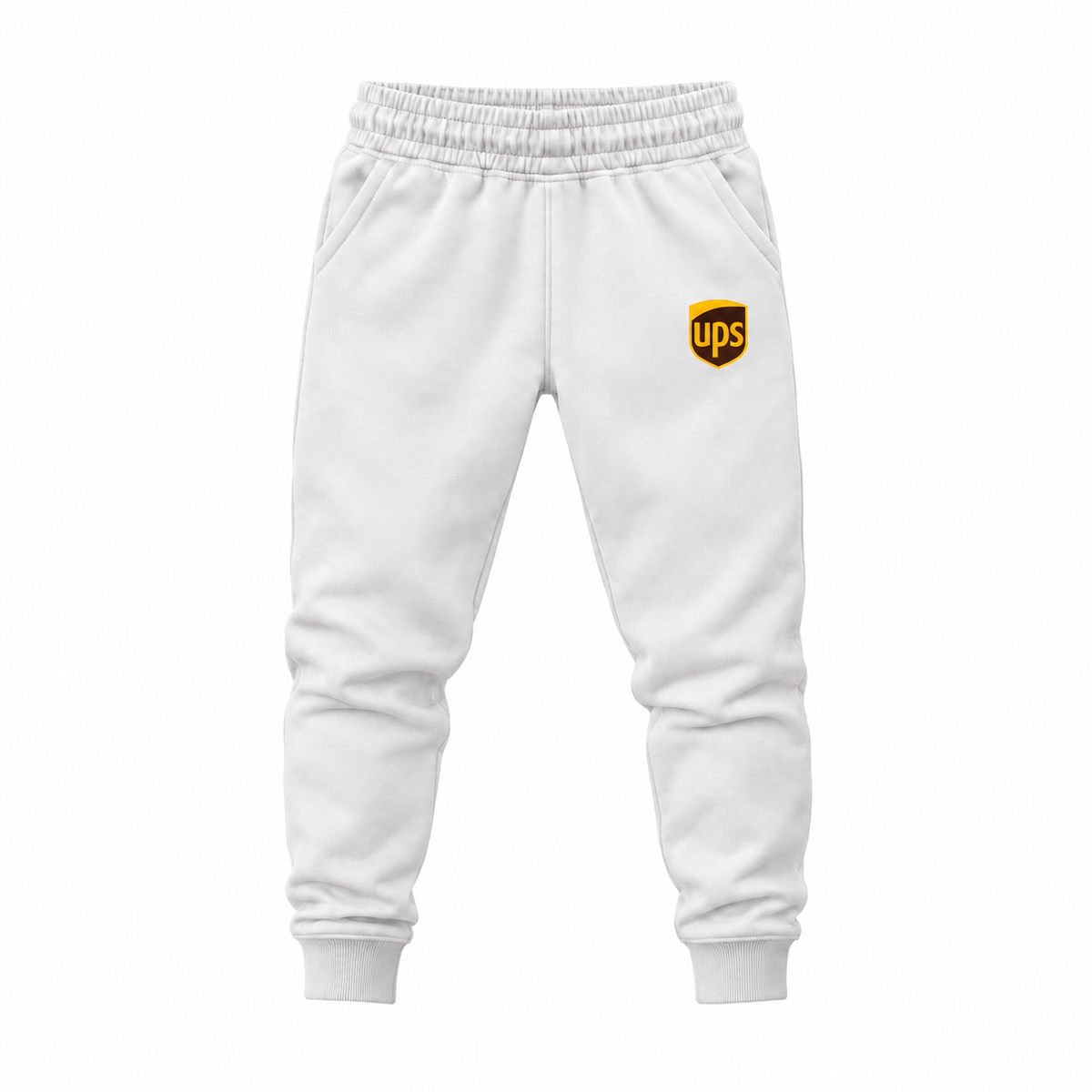 Youth UPS Joggers Sweatpants - White