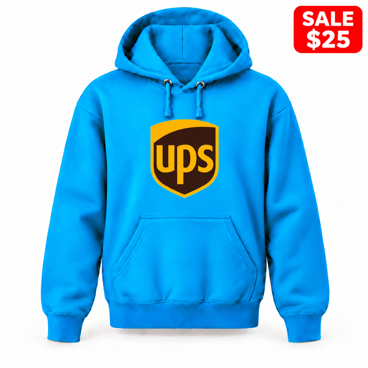 Youth UPS Pullover Hoodie in Turquoise — SALE $25