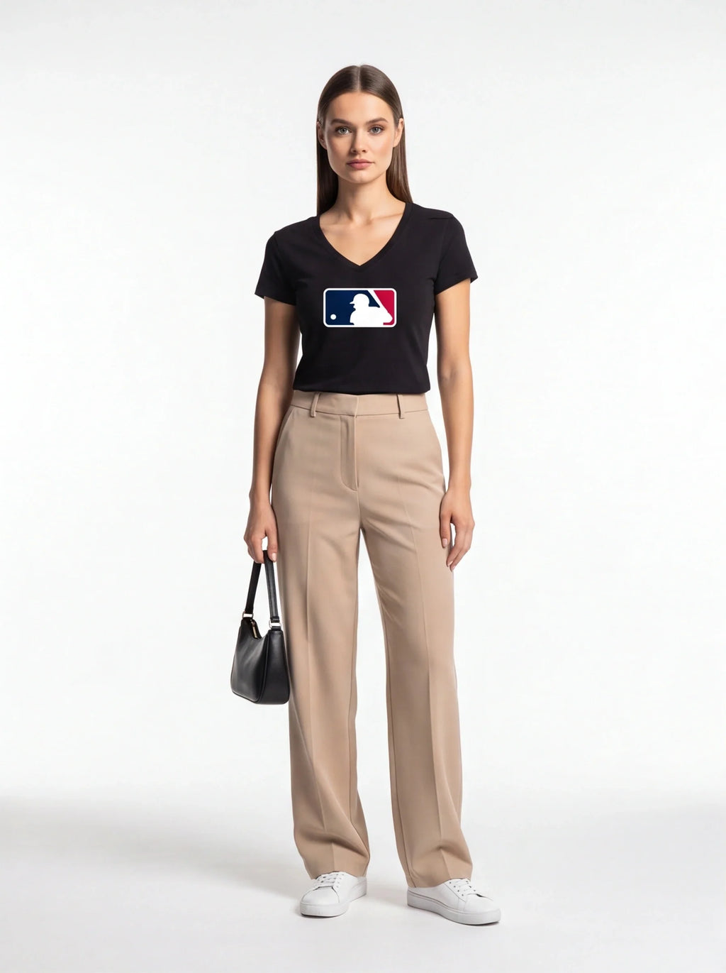 Women's Major League Baseball MLB V-Neck T-Shirt